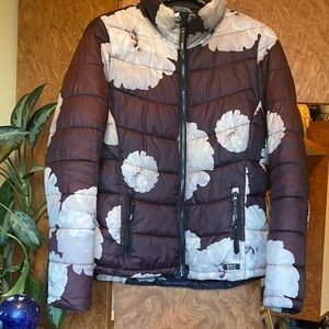 Floral Puffer Jacket